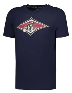 BEAR SURFBOARDS T-SHIRT BIG LOGO SKY CAPTAIN