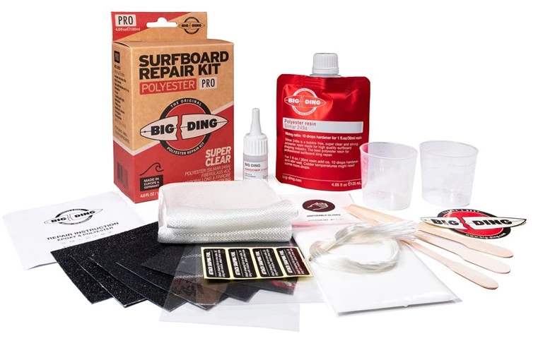 BIG DING POLYESTER PRO SURFBOARD REPAIR KIT 120ML - Image 2