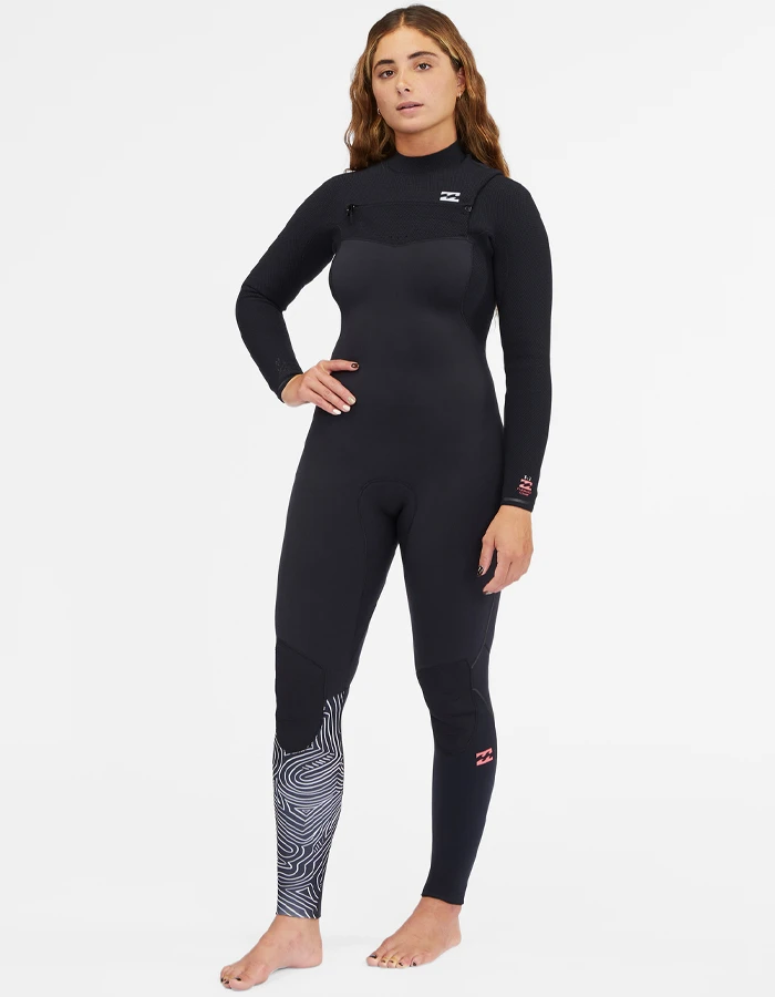 BILLABONG 4/3 FURNACE CHEST ZIP WETSUIT FOR WOMEN - Image 2