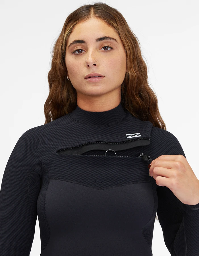 BILLABONG 4/3 FURNACE CHEST ZIP WETSUIT FOR WOMEN - Image 6