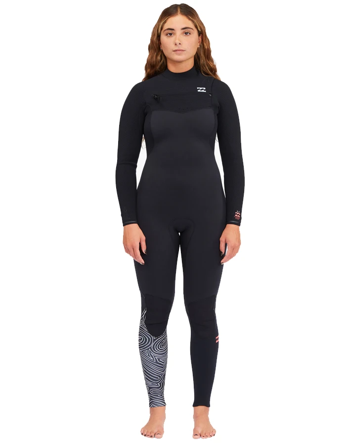 BILLABONG 4/3 FURNACE CHEST ZIP WETSUIT FOR WOMEN