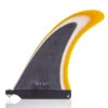 CAPTAIN FIN 9.25'' TYLER WARREN RAKED LONGBOARD FIN BLACK WHITE GOLD