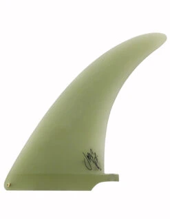 CAPTAIN FIN 9.0" LONGBOARD FIN FIBERGLASS JEFF MCCALLUM GLOW GLASS