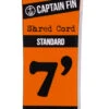 CAPTAIN FIN SHRED CORD 7' STANDARD BLACK
