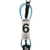 CHANNEL ISLAND HEX CORD 6' STANDARD LEASH FLO BLUE