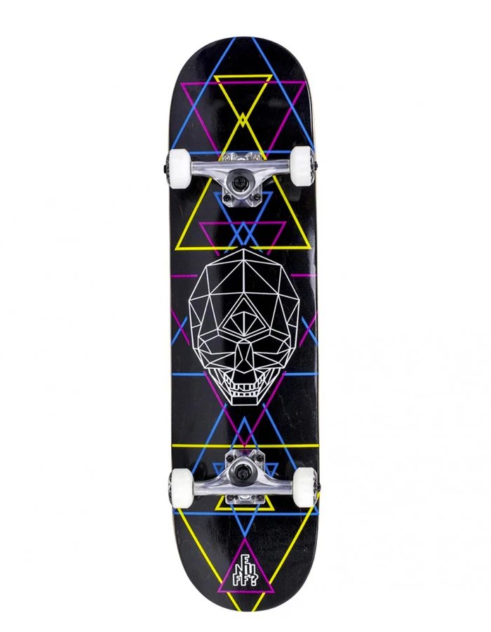 ENUFF 8" GEO SKULL SKATEBOARD COMPLETE CMYK