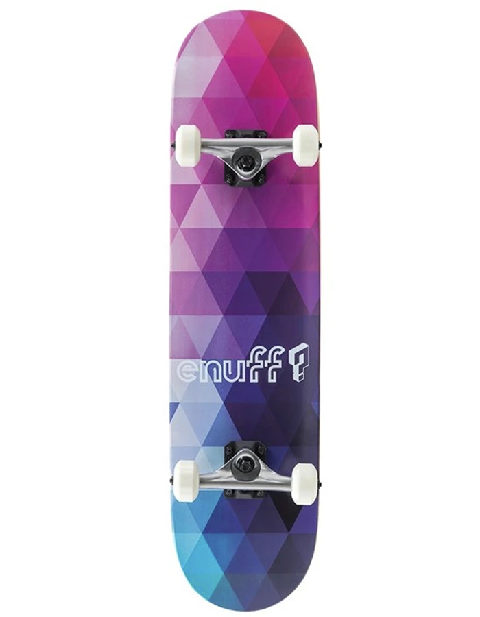 ENUFF 8" GEOMETRIC SKATEBOARD COMPLETO PURPLE