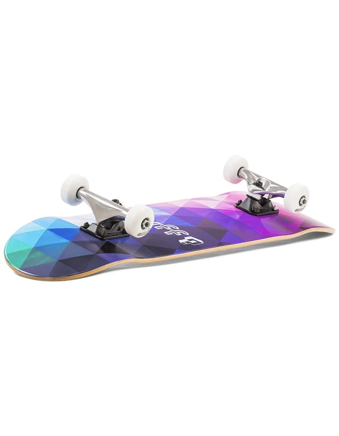 ENUFF 8" GEOMETRIC SKATEBOARD COMPLETO PURPLE - Image 2