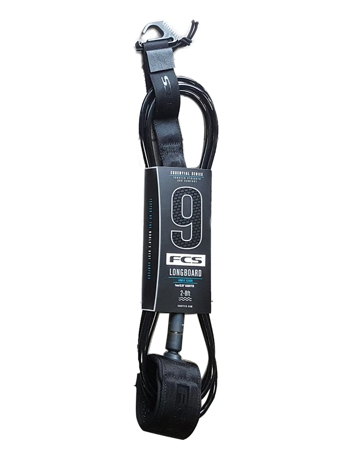 FCS LONGBOARD ANKLE ESSENTIAL LEASH 9'