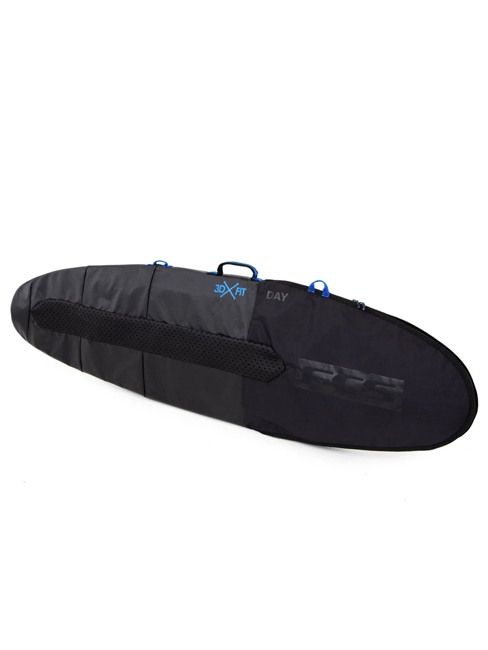 FCS SURFBOARD COVER SINGLE 6'3'' DAY FUNBOARD 3DXFIT BLACK