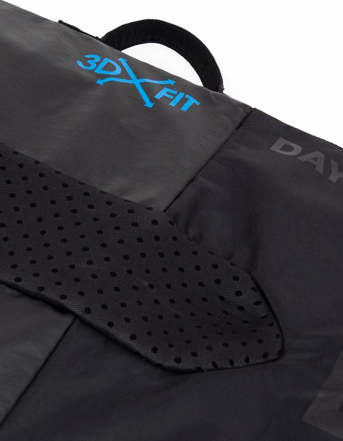 FCS SURFBOARD COVER SINGLE 6'7'' DAY FUNBOARD 3DXFIT BLACK - Image 4