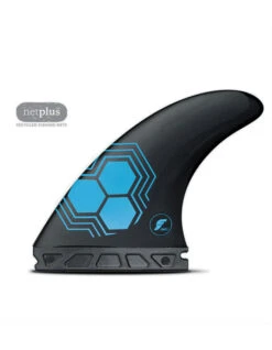 FUTURES FINS AM1 THRUSTER CARBON BLUE MEDIUM
