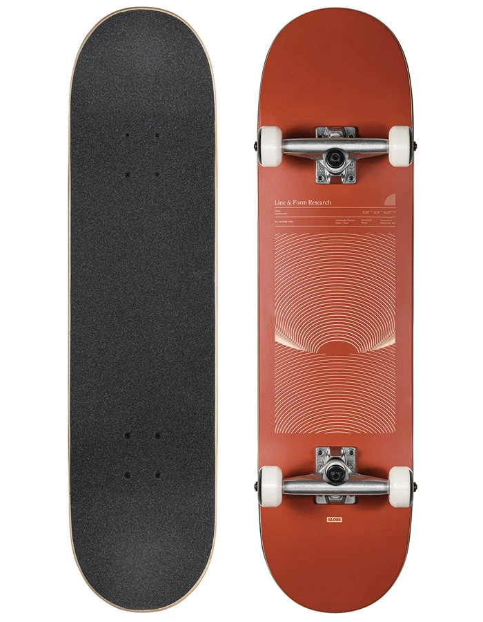 GLOBE 8.25" G1 LINEFORM SKATEBOARD COMPLETE CINNAMON