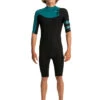 HURLEY ADVANT 2/2MM SPRINGSUIT CHEST ZIP EMERALD
