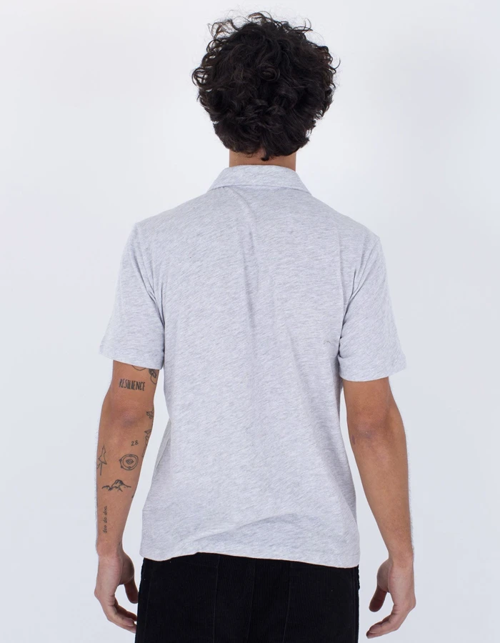 HURLEY POLO SHORT SLEEVE ACE VISTA WHITE HEATHER - Image 3