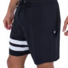HURLEY BLOCK PARTY BOARDSHORTS 18" BLACK WHITE