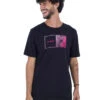 HURLEY EVERYDAY HALFER GRADIENT TEE BLACK