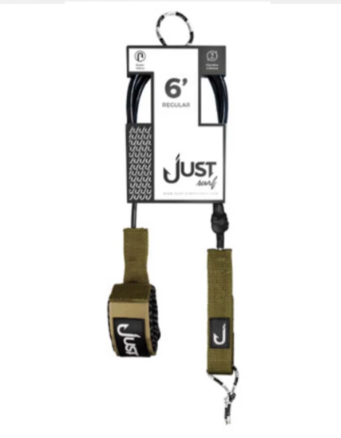 JUST LEASH REGULAR 6' GREEN REGULAR