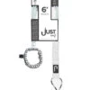 JUST LEASH REGULAR 6' WHITE REGULAR