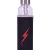 LIGHTNING BOLT REUSABLE WATER BOTTLE BLACK