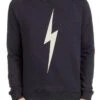 LIGHTNING BOLT FOREVER TRIBLEND FLEECE CREWNECK MOONLESS NIGHT