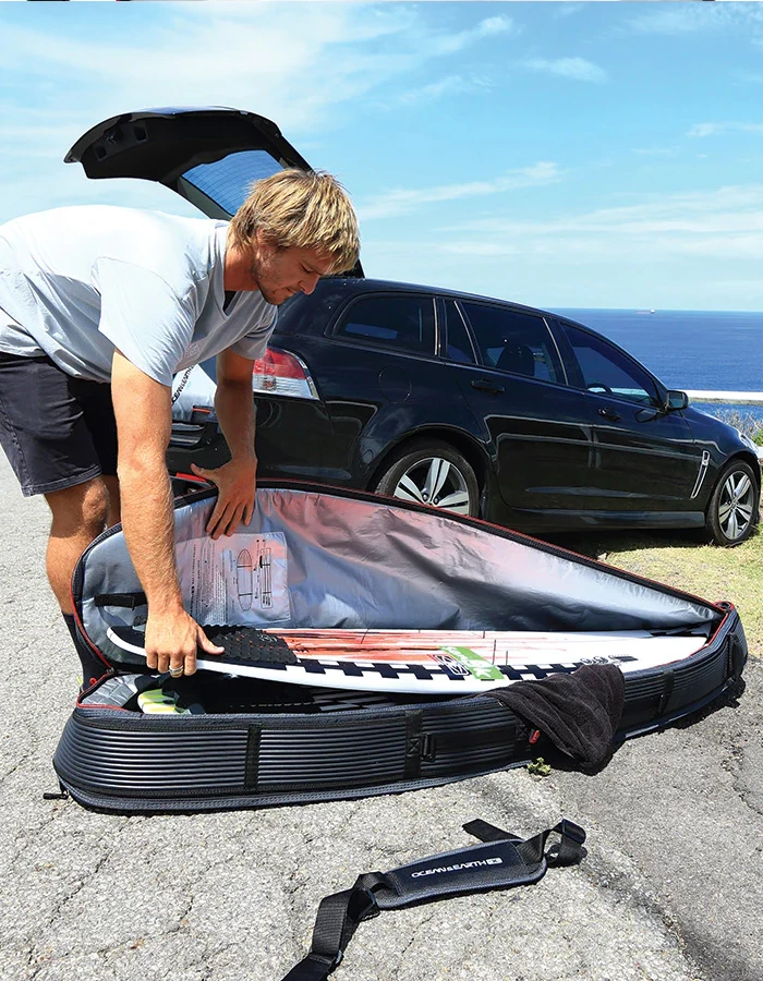 OCEAN & EARTH DOUBLE COMPACT SHORTBOARD COVER 6'0" - Image 6