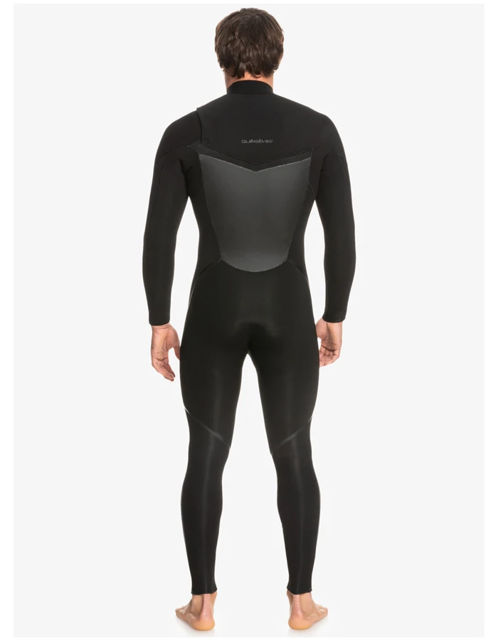 QUIKSILVER 4/3 MARATHON SESSION CHEST ZIP WETSUIT BLACK - Image 2