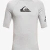 QUIKSILVER LYCRA SURF ALL TIME MANICA CORTA UPF50 SLEET HEATHER