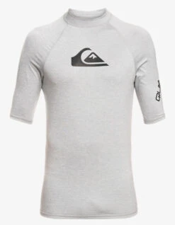 QUIKSILVER LYCRA SURF ALL TIME MANICA CORTA UPF50 SLEET HEATHER