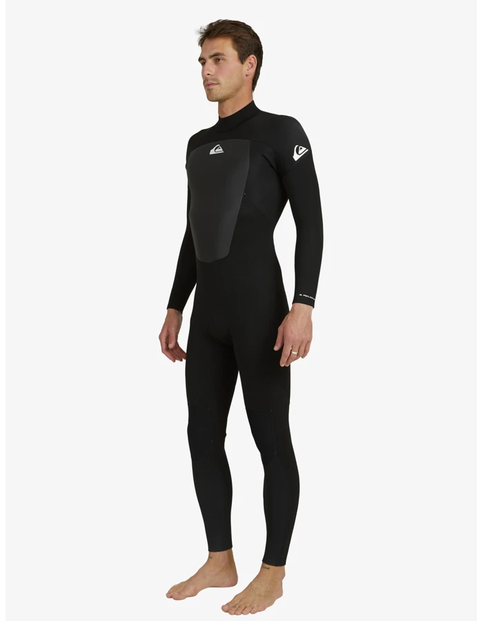 QUIKSILVER 4/3 PROLOGUE BACK ZIP WETSUIT BLACK - Image 4