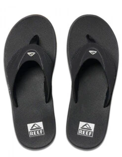 REEF SANDALS FANNING BLACK SILVER