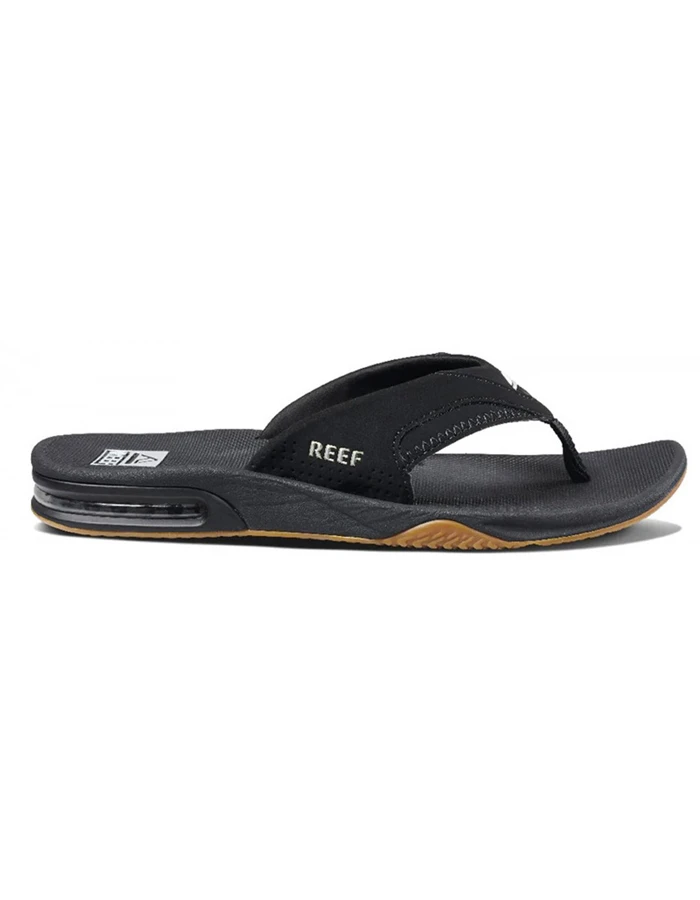 REEF SANDALS FANNING BLACK SILVER - Image 2