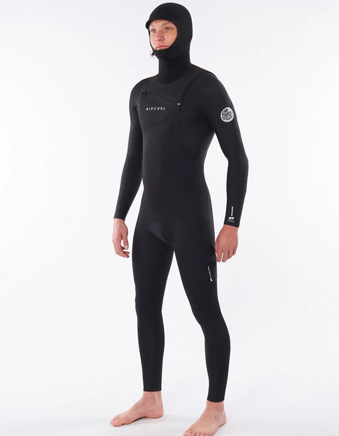 RIP CURL DAWN PATROL HOOD 5/4 CHEST ZIP STEAMER