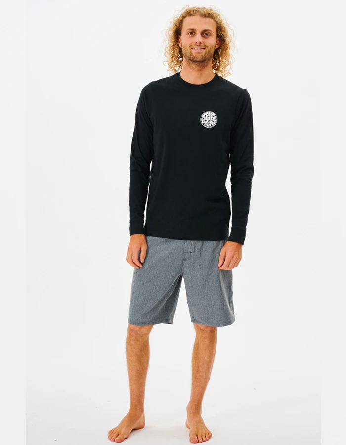 RIP CURL ICON OF SURF LONG SLEEVE UV50+ TEE BLACK - Image 4