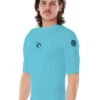 RIP CURL CORPS SHORT SLEEVE UV TEE BLUE