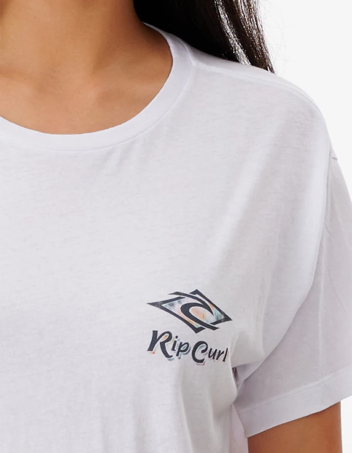 RIP CURL PSYCHEDELIC DREAMS SHORT SLEEVE CROP TEE - Image 4