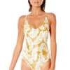 RIP CURL SUMMER PALM ONE PIECE HONEY