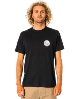 RIP CURL WETTIE ESSENTIAL TEE BLACK