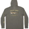 SALTY CREW BRUCE HOOD TECH TEE CHARCOAL