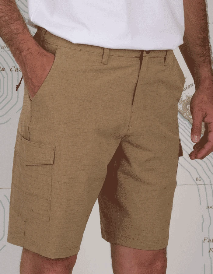 SALTY CREW DRIFTING 2 CARGO HYBRID WALKSHORT 20" TOBACCO - Image 3