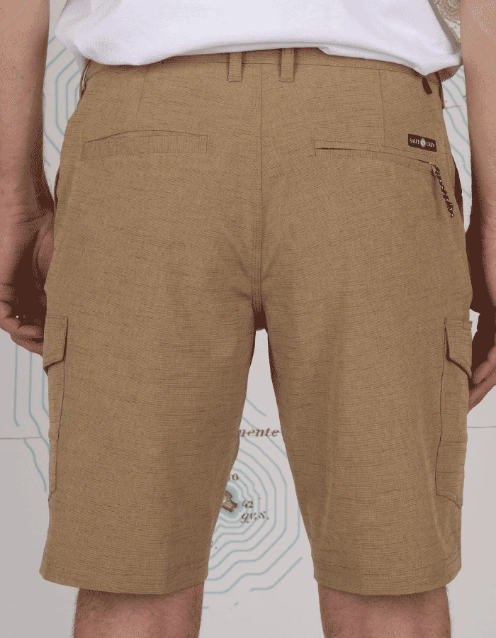 SALTY CREW DRIFTING 2 CARGO HYBRID WALKSHORT 20" TOBACCO - Image 4