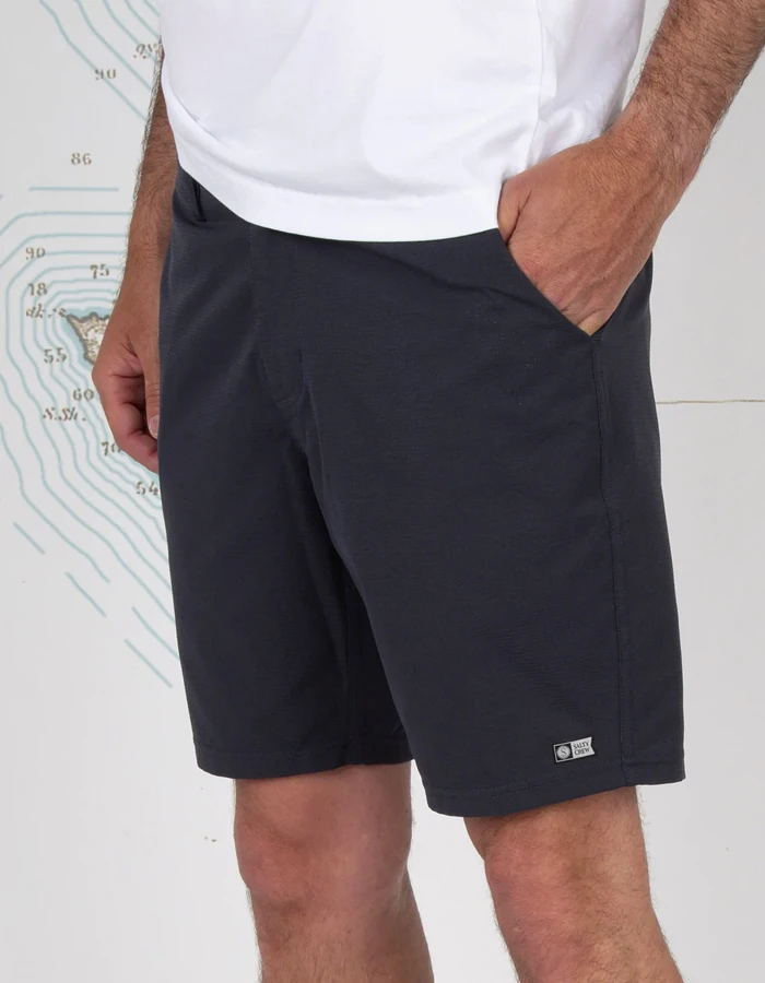 SALTY CREW DRIFTING 2PERFORATED HYBRID WALKSHORT 19"