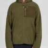 SALTY CREW EBBTIDE ZIP HOODY POLAR FLEECE OLIVE