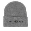SALTY CREW RAILED BEANIE GREY