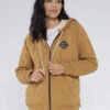 SALTY CREW SEEKING SHERPA HOODY WORKWEAR BROWN