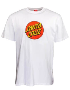 SANTA CRUZ CLASSIC DOT T-SHIRT WHITE