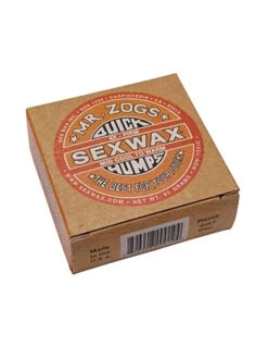 SEX WAX QUICK HUMPS 4X MID COOL TO WARM ORANGE LABEL 64°F To 78°F