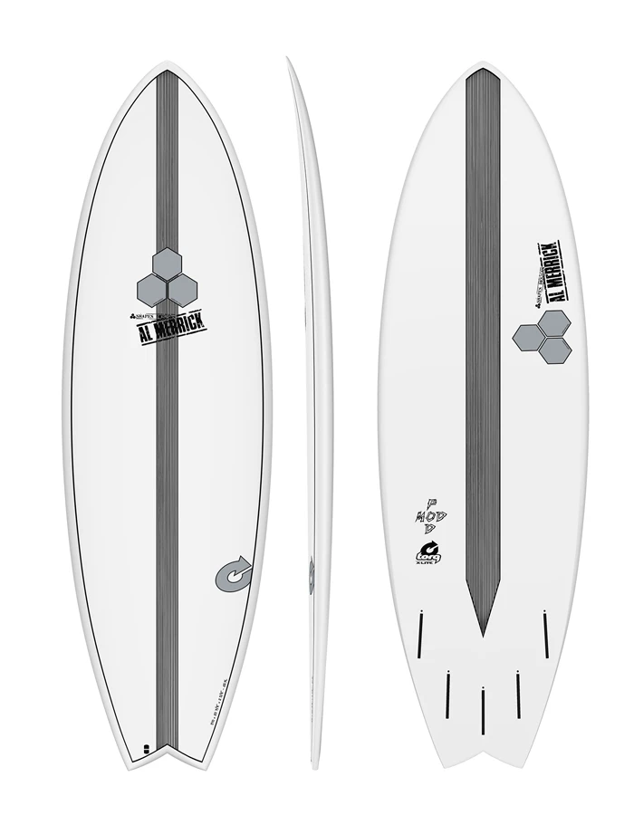 TORQ POD MOD X-LITE AL MERRICK WHITE PINLINE 5'6"-6'6" EPOXY