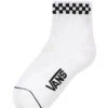 VANS PEEK-A-CHECK CREW SOCKS WHITE