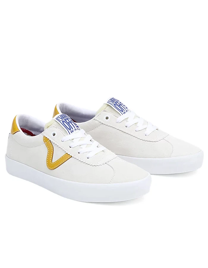 VANS SUEDE SPORT SHOES WHITE - Image 2